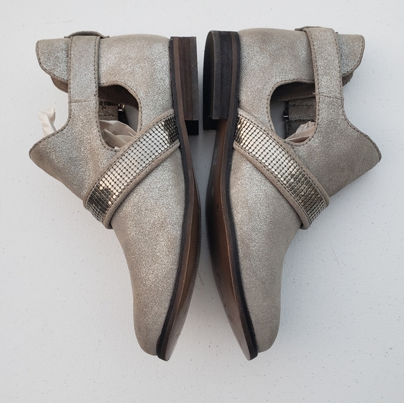 Gianni Bini Silver Rock Steady Booties Size 9 - Picture 4 of 14